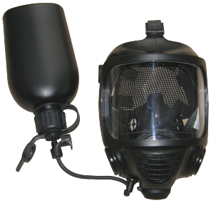 The civilian protective mask CM-6M - click to enlarge.